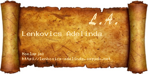 Lenkovics Adelinda névjegykártya